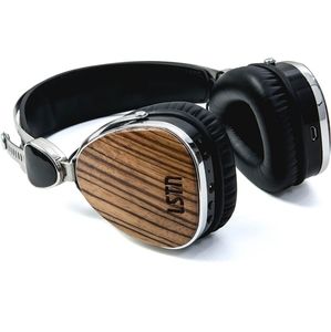 LSTN Sound Co Wireless Headphone The Troubadour - Grain/Pattern is Zebra Wood